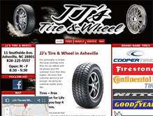Tablet Screenshot of jjstireandwheel.com